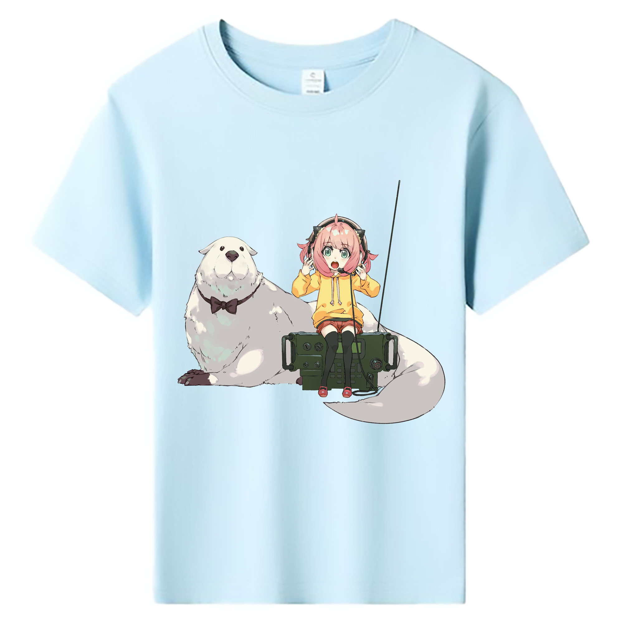 （画像用） SPY×FAMILY间谍家家酒 綿100％キッズTシャツ（フロントプリント）